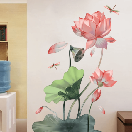 Lotus Dreamscape - Wall Decal-2