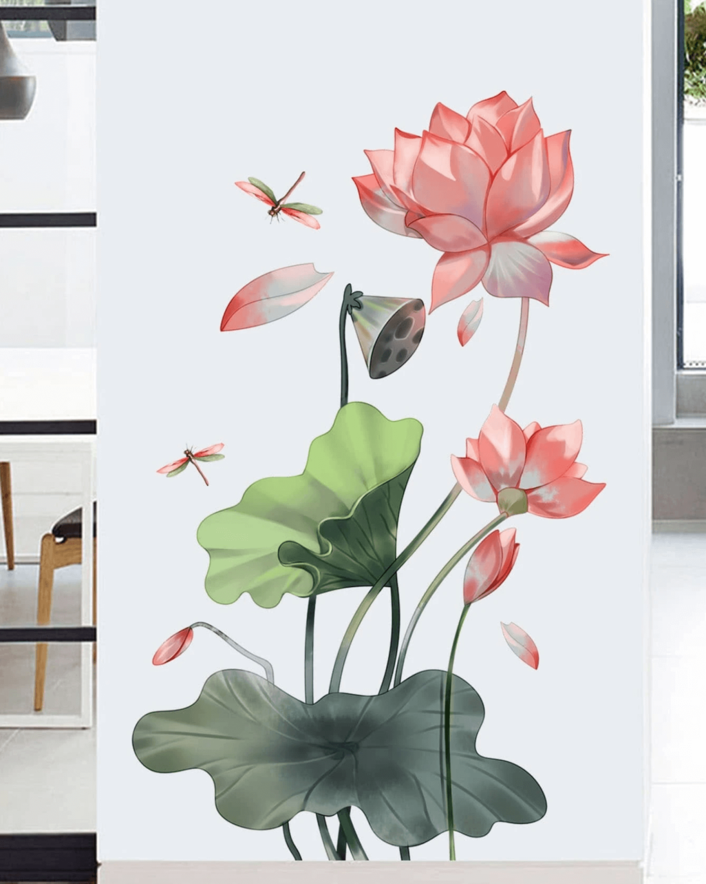 Lotus Dreamscape - Wall Decal-3