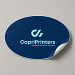 Custom Oval Stickers